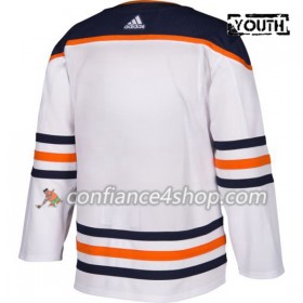 Adidas Maillot de Hockey Edmonton Oilers Blank Blanc Authentic - Enfant